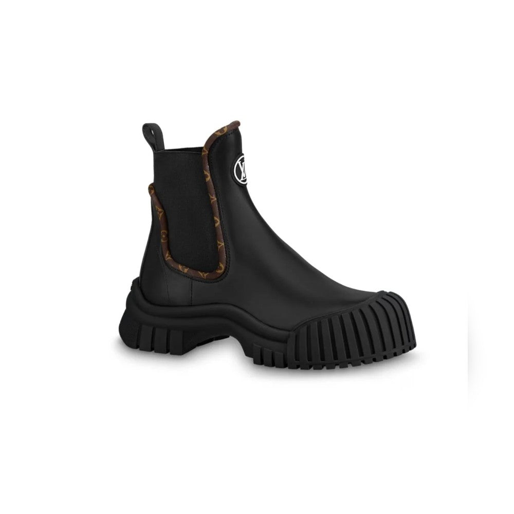 nmb RUBY FLAT ANKLE BOOTS BLACK 1AB0FO