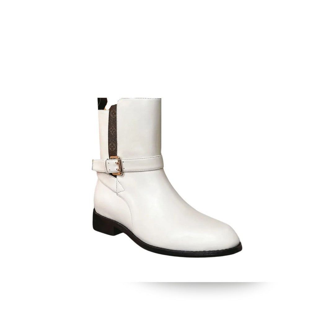 nmb BOOTSY ANKLE BOOT WHITE