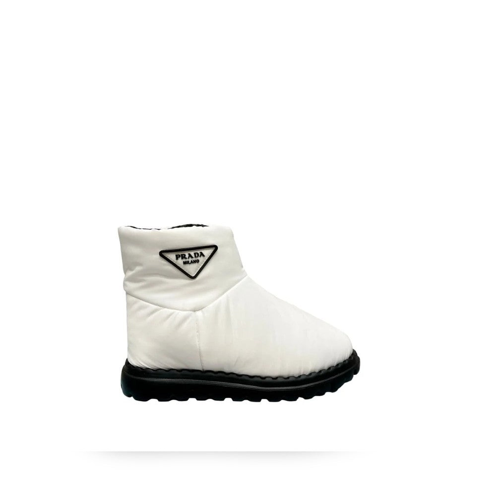VBS NYLON FABRIC BOOTIES WHITE