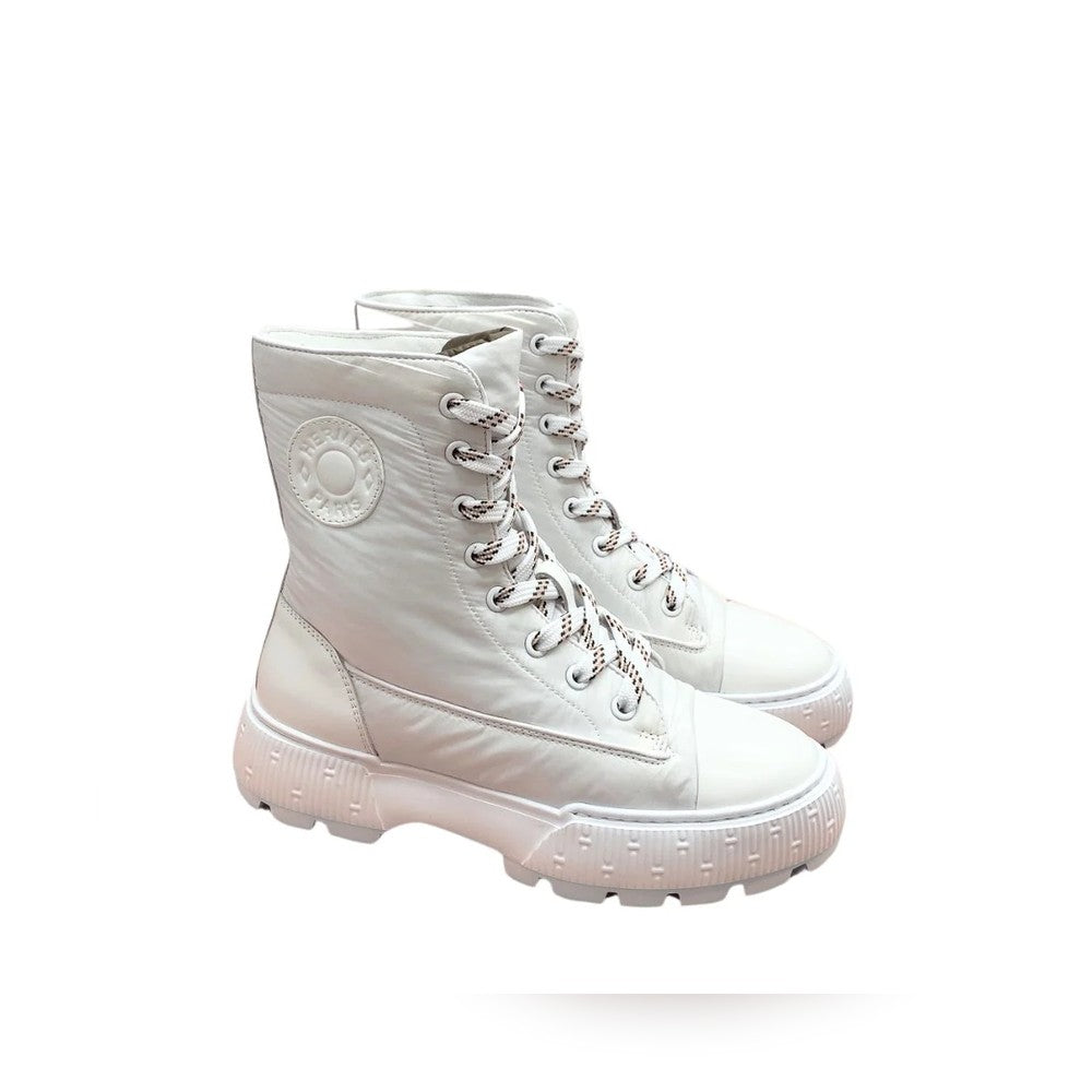 HM FRESH ANKLE BOOTS WHITE