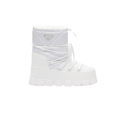 PD NYLON GABARDINE APRÈS SKI BOOTIES WHITE 2U007N 3LFV F0009 F 040