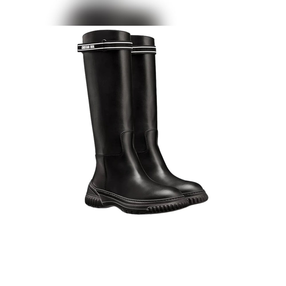 VBS D RACER BOOT CALFSKIN BLACK KDI781VEA S17X