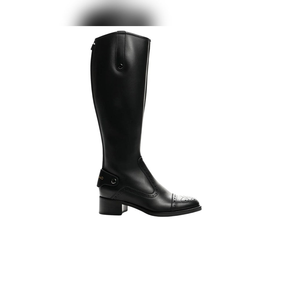 VBS D FOLK BOOT CALFSKIN BLACK