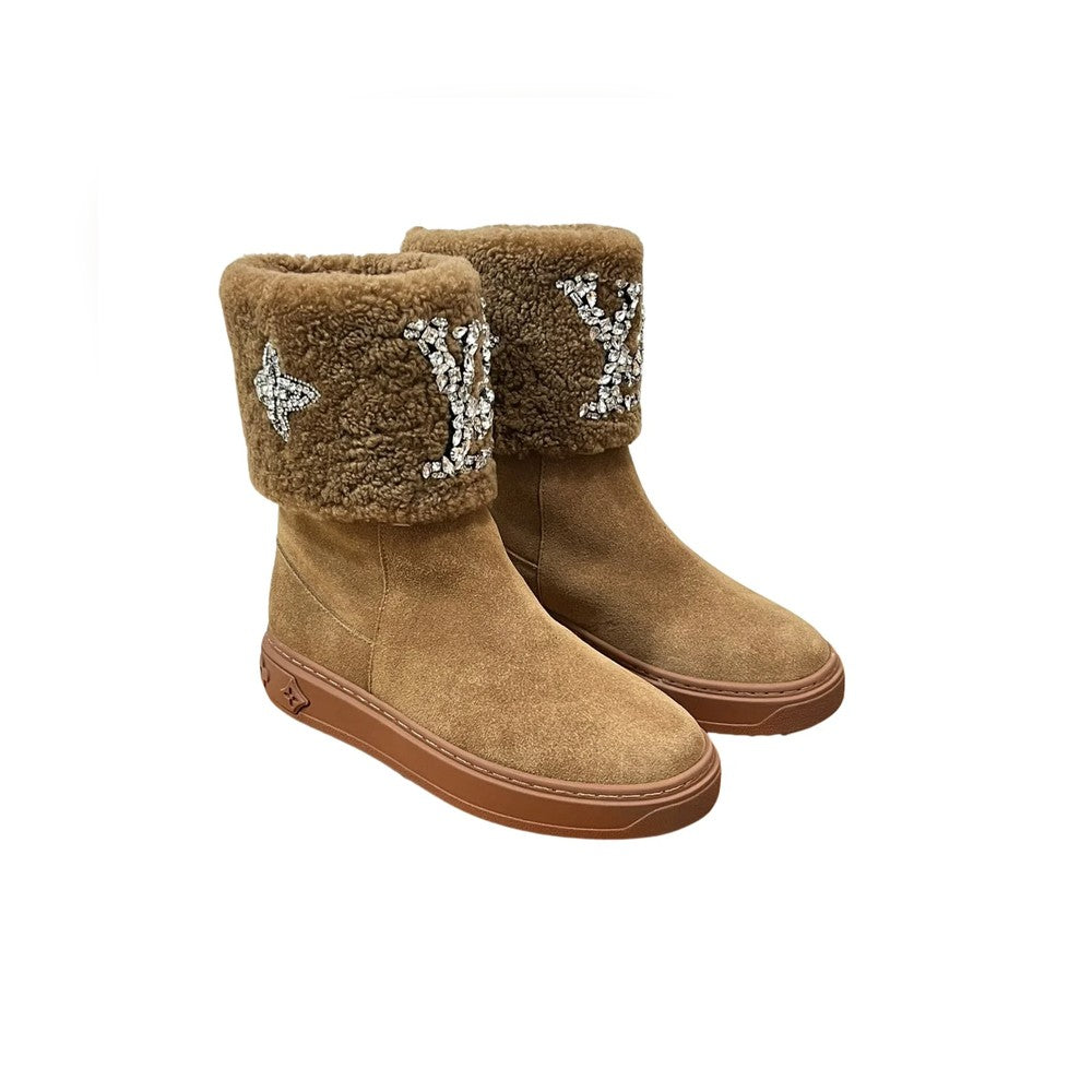 Vbs ANKLE BOOT STUVBSED WITH DIAMONDS BROWN