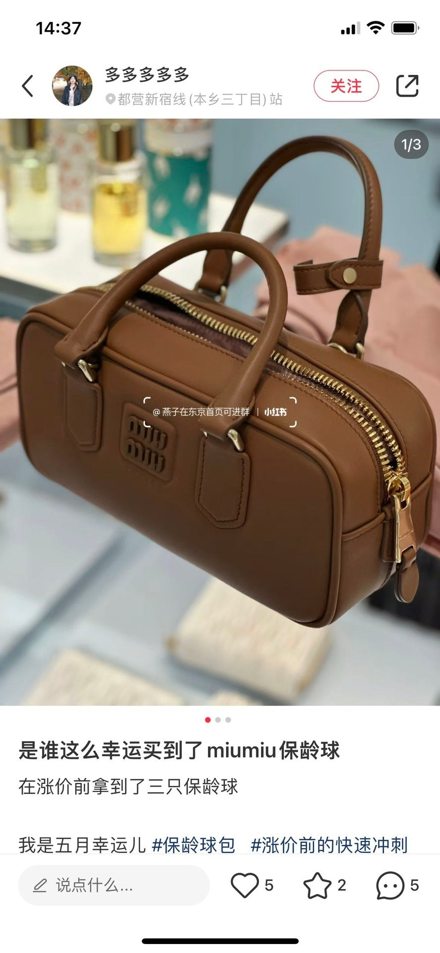 Anum Bags Miun Miun Luxury Bag --122885