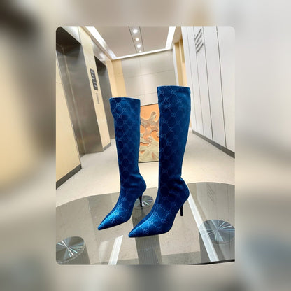 DD WOMEN'S GG KNEE-HIGH BOOT BLUE