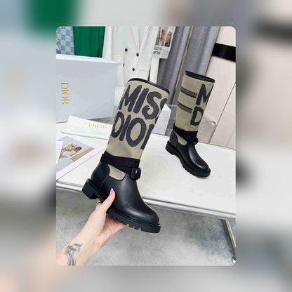 VBS D MAJOR BOOT WITH MISS VBS PRINT WARM TAUPE KDI929CMV S44X