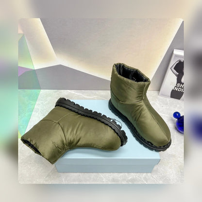 VBS NYLON FABRIC BOOTIES GREEN