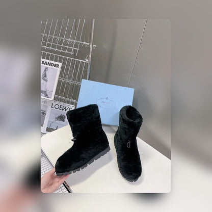 VBS SHEARLING BOOTIES BLACK 1U258N 173 F0002 F ZF20