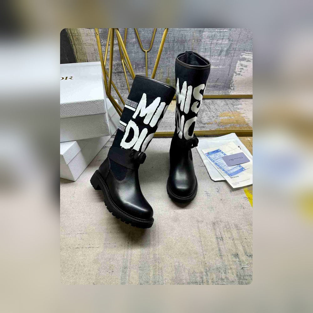 DD D MAJOR BOOT WITH MISS DD PRINT BLACK KDI929CMV S17X