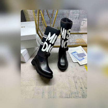 DD D MAJOR BOOT WITH MISS DD PRINT BLACK KDI929CMV S17X
