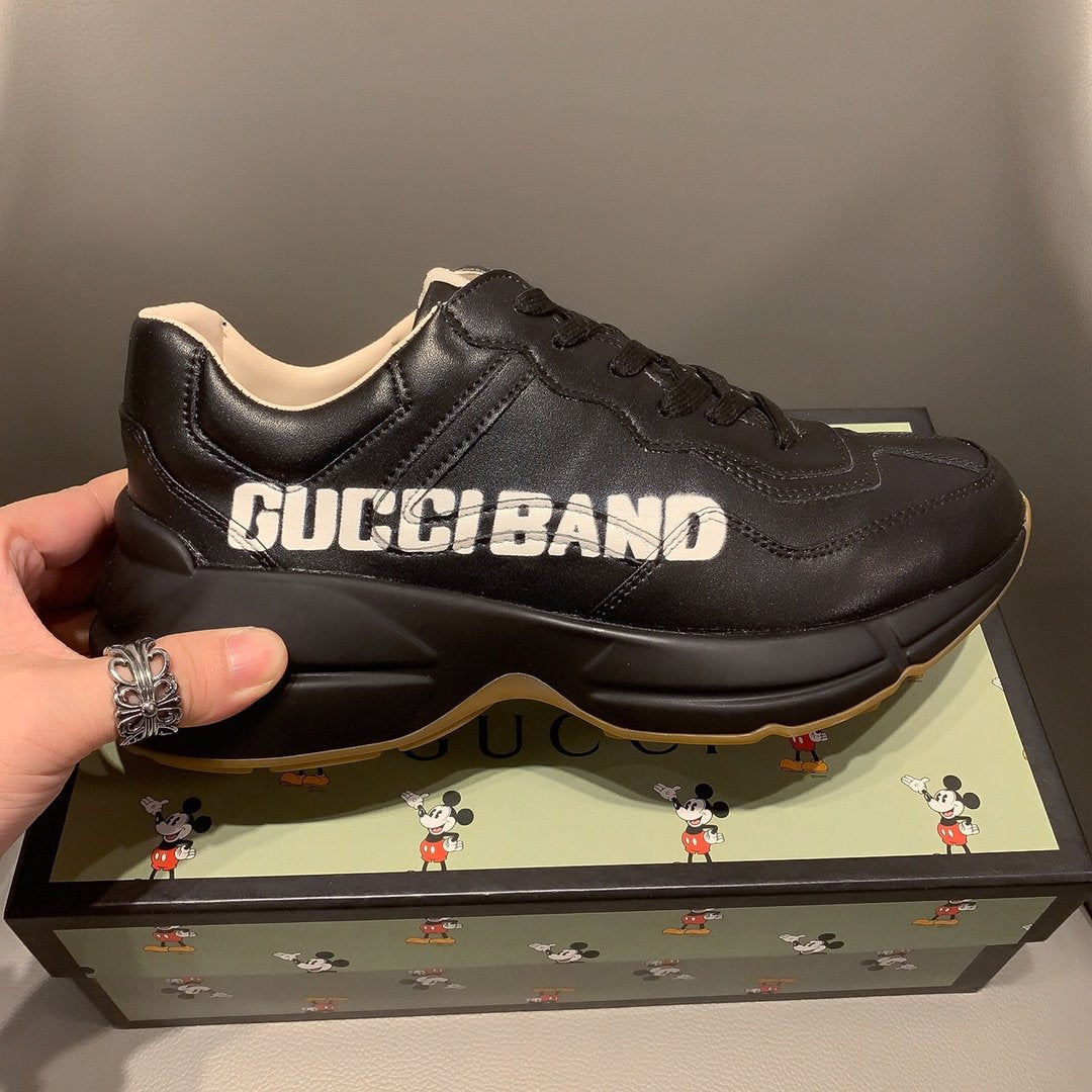Anum Bags MO-GCI RHYTON VINTAGE TRAINER BAND BLACK SNEAKER 140