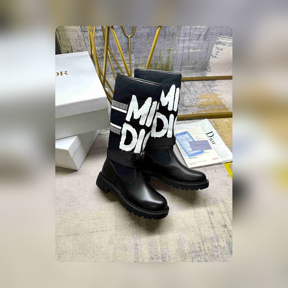 DD D MAJOR BOOT WITH MISS DD PRINT BLACK KDI929CMV S17X