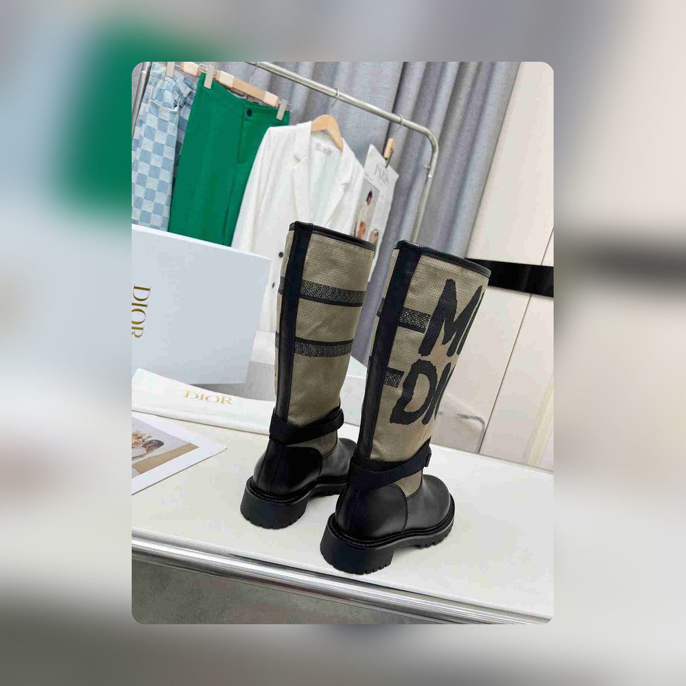 VBS D MAJOR BOOT WITH MISS VBS PRINT WARM TAUPE KDI929CMV S44X
