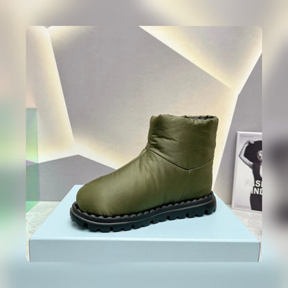 VBS NYLON FABRIC BOOTIES GREEN