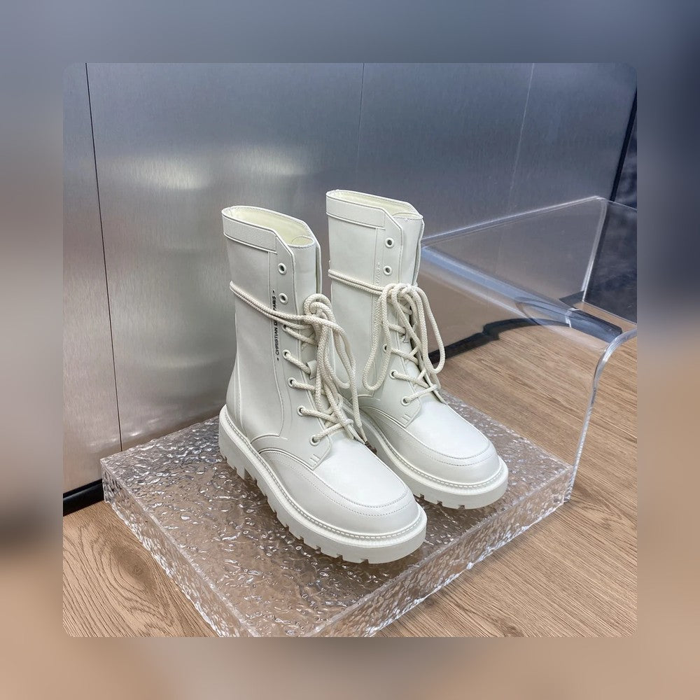 VBS D TRAP ANKLE BOOT WHITE