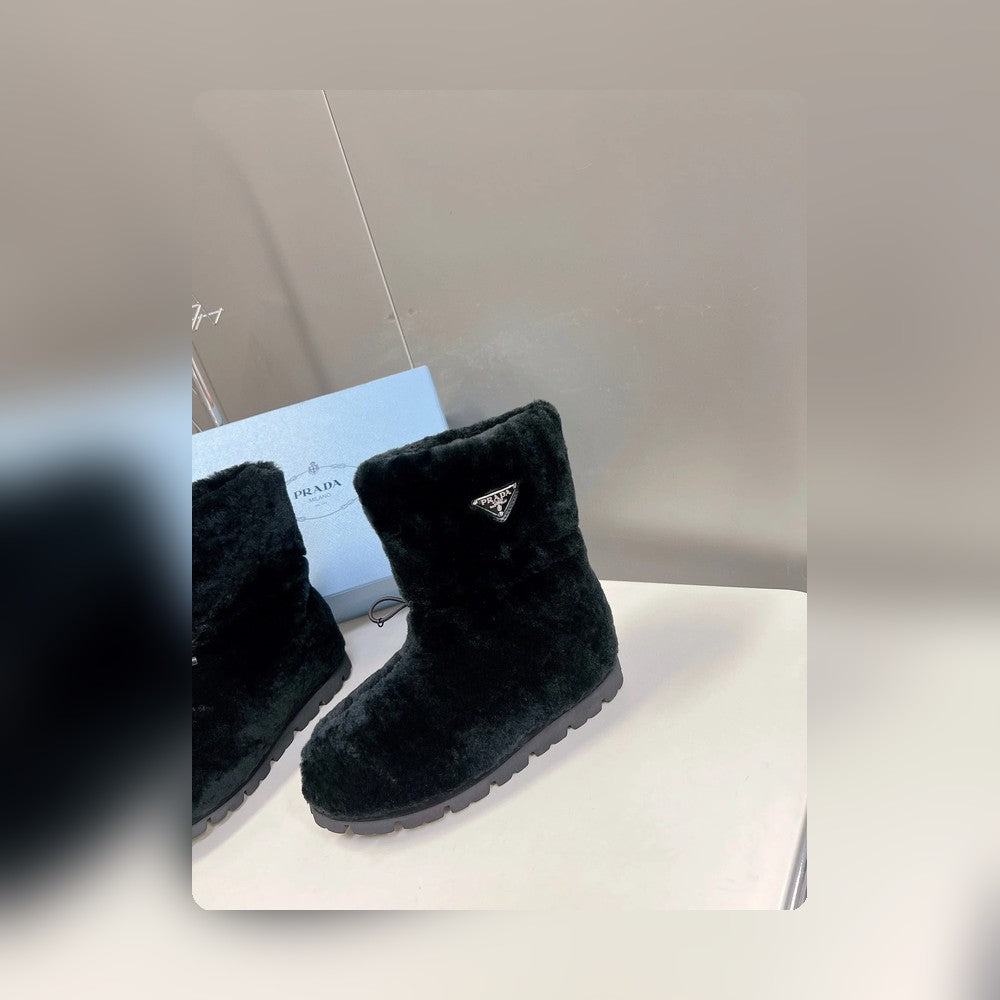 VBS SHEARLING BOOTIES BLACK 1U258N 173 F0002 F ZF20