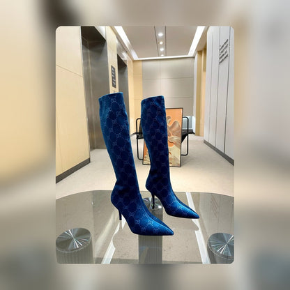 DD WOMEN'S GG KNEE-HIGH BOOT BLUE