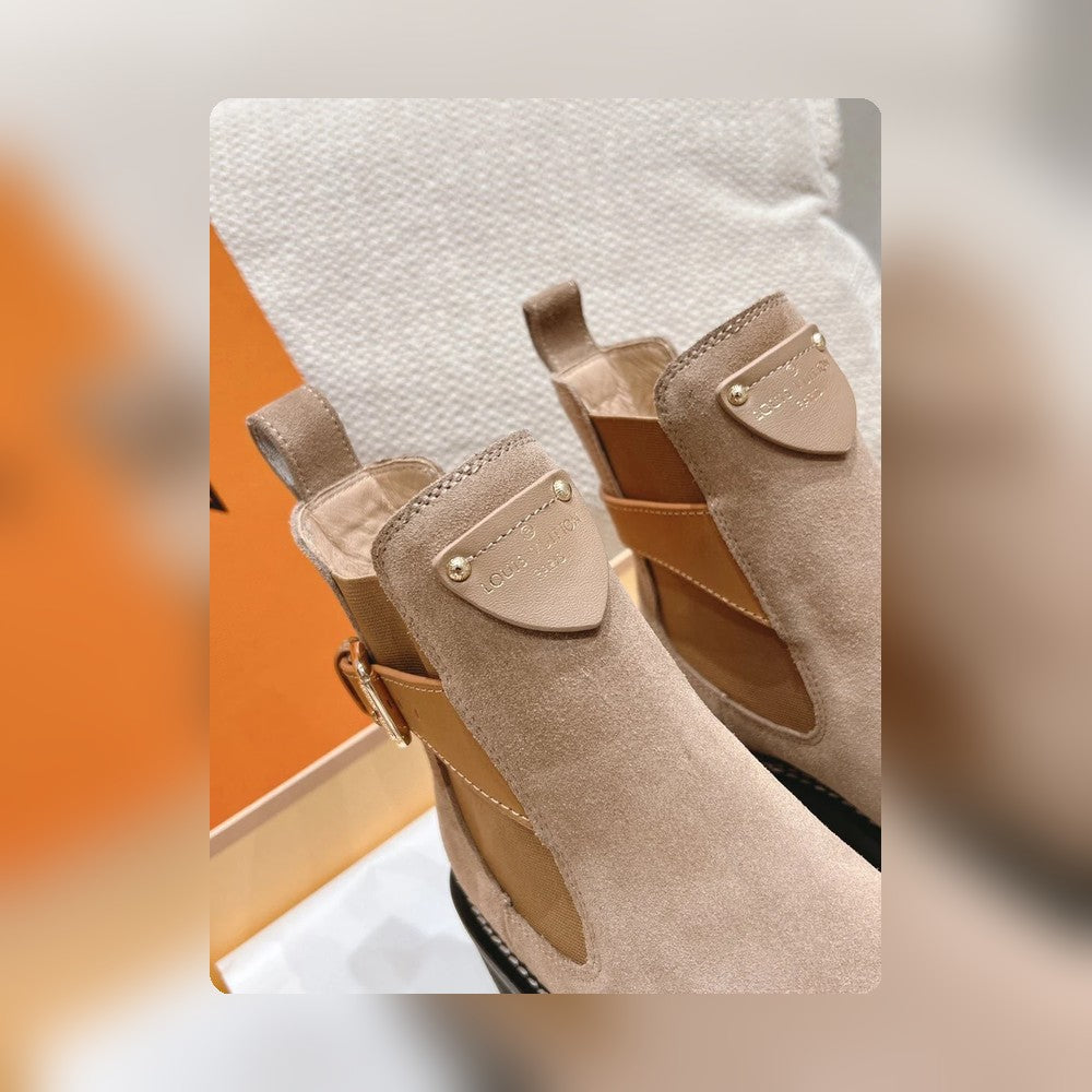 nmb BEAUBOURG ANKLE BOOT BEIGE 1ACKD3