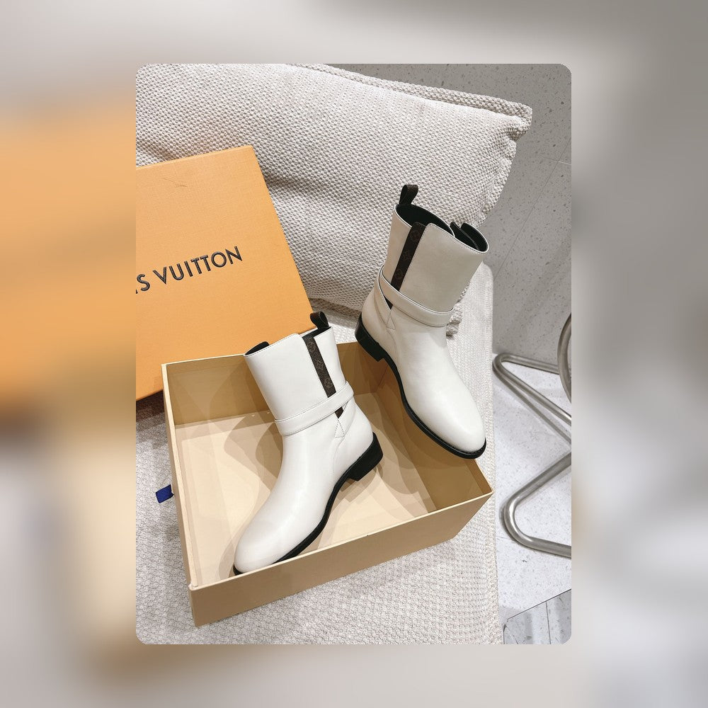 nmb BOOTSY ANKLE BOOT WHITE