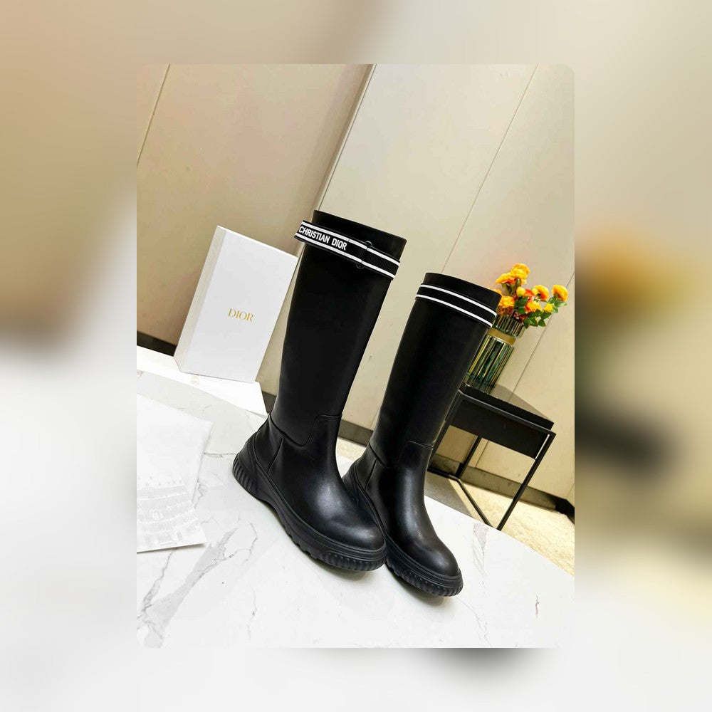 VBS D RACER BOOT CALFSKIN BLACK KDI781VEA S17X