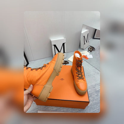 HM FRESH ANKLE BOOTS ORANGE