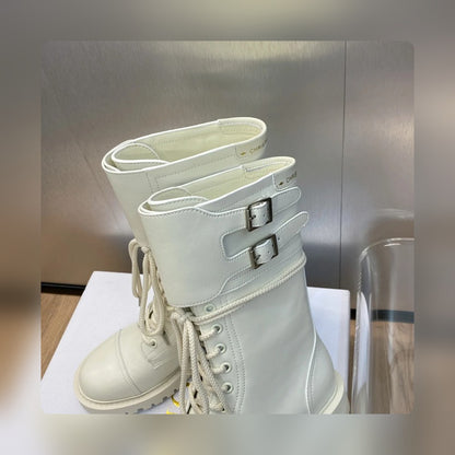 VBS D TRAP ANKLE BOOT WHITE