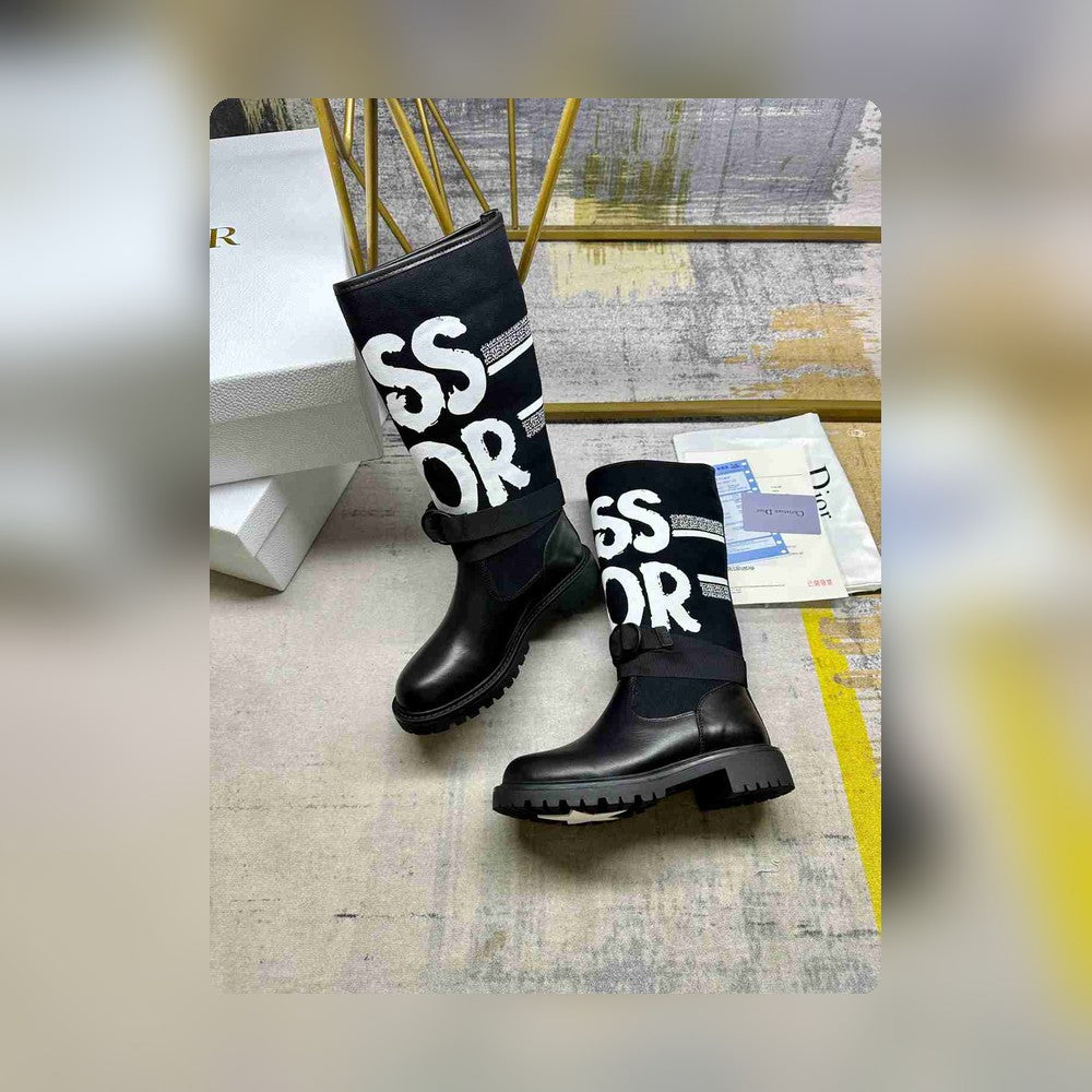 DD D MAJOR BOOT WITH MISS DD PRINT BLACK KDI929CMV S17X
