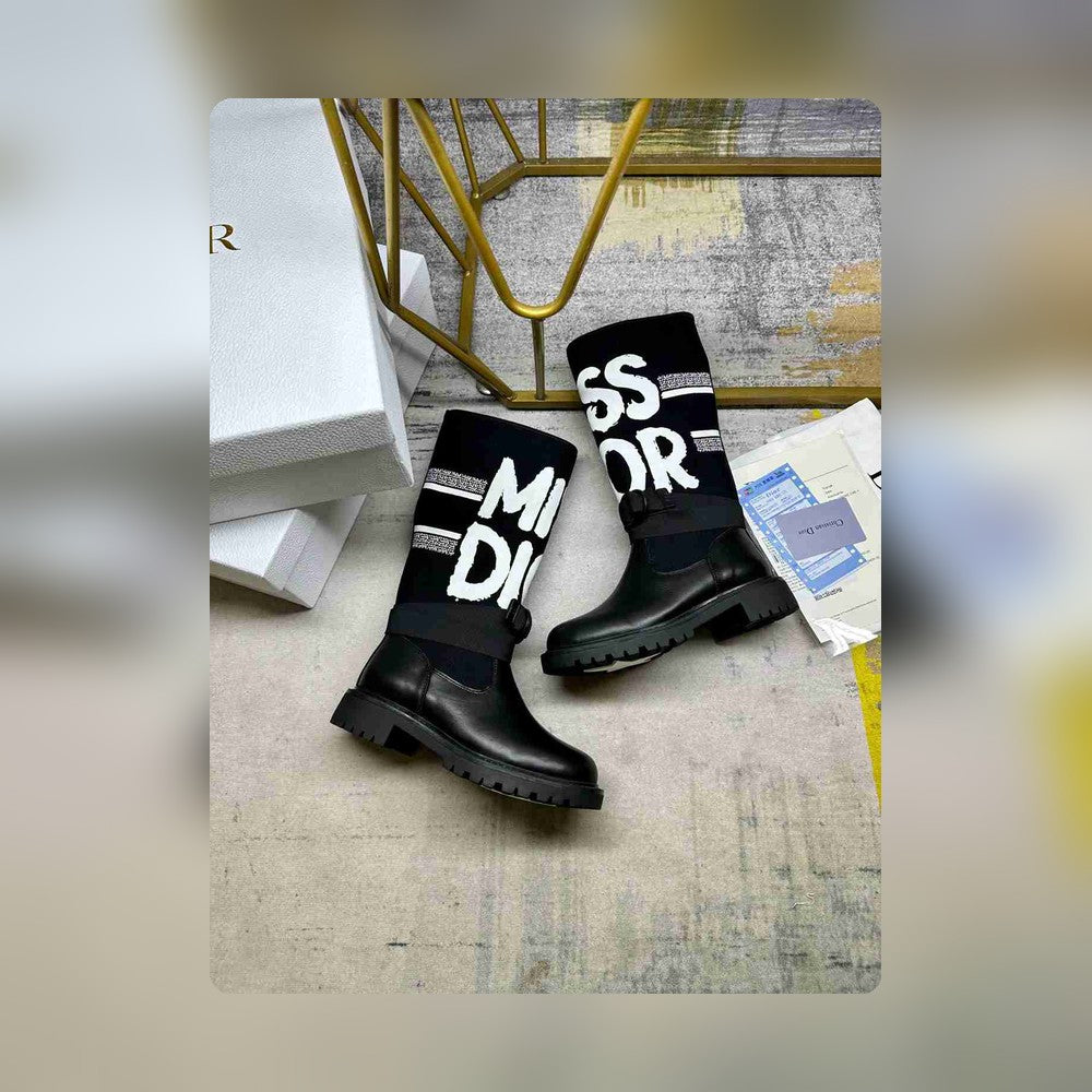 DD D MAJOR BOOT WITH MISS DD PRINT BLACK KDI929CMV S17X