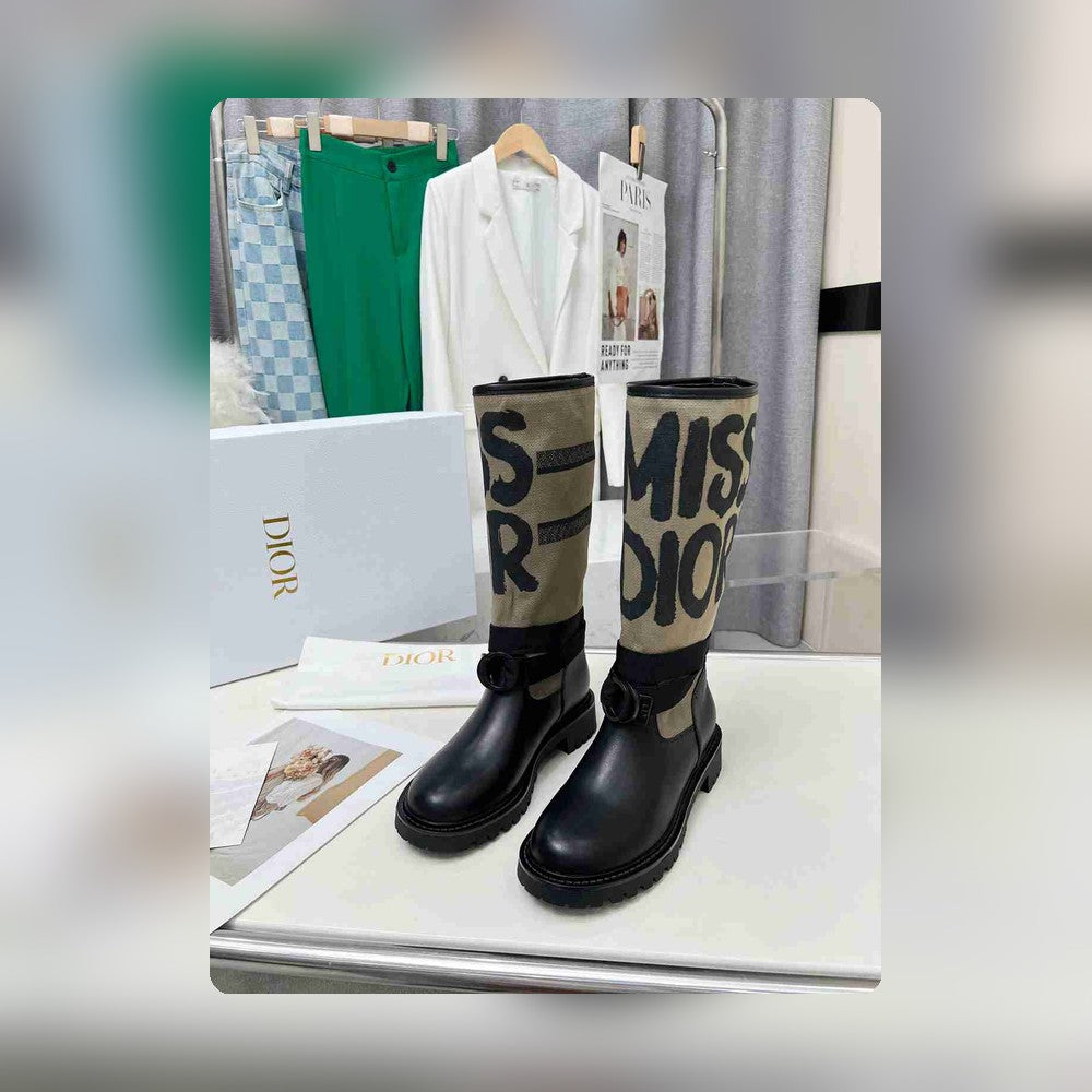 VBS D MAJOR BOOT WITH MISS VBS PRINT WARM TAUPE KDI929CMV S44X