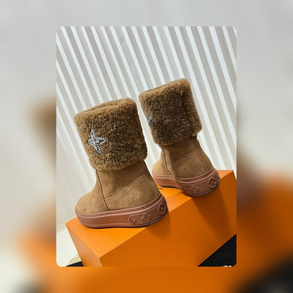 Vbs ANKLE BOOT STUVBSED WITH DIAMONDS BROWN