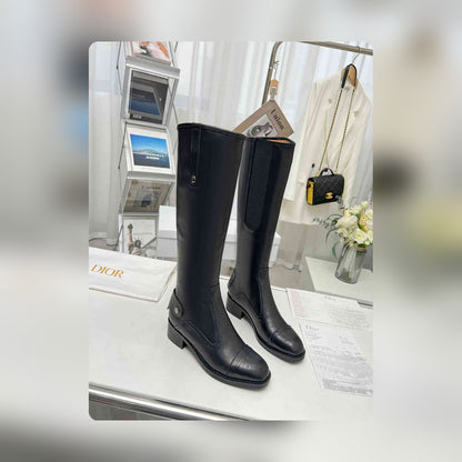 VBS D FOLK BOOT CALFSKIN BLACK