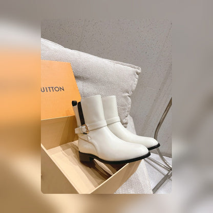 nmb BOOTSY ANKLE BOOT WHITE