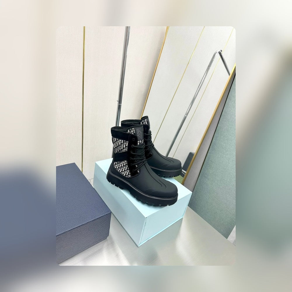 VBS GARDEN LACE UP BOOT BLACK 3BO315ZYH H961