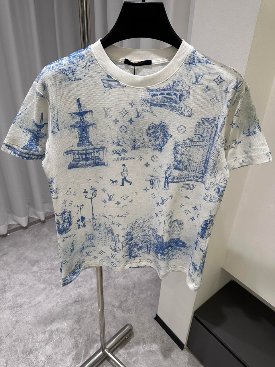 Anum Bags MV - Printed Cotton Pique T-Shirt