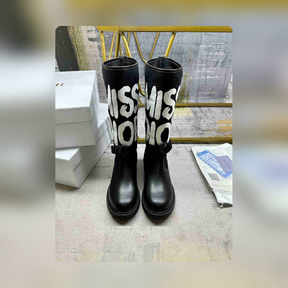 DD D MAJOR BOOT WITH MISS DD PRINT BLACK KDI929CMV S17X