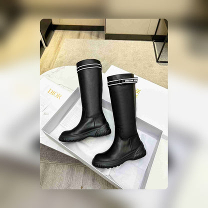 VBS D RACER BOOT CALFSKIN BLACK KDI781VEA S17X