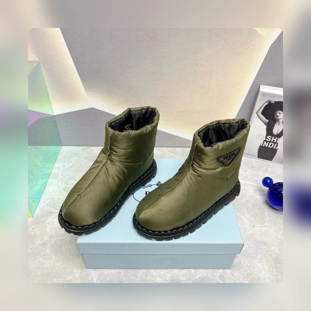 VBS NYLON FABRIC BOOTIES GREEN