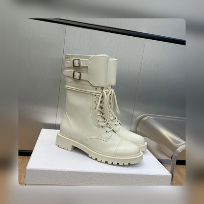 VBS D TRAP ANKLE BOOT WHITE