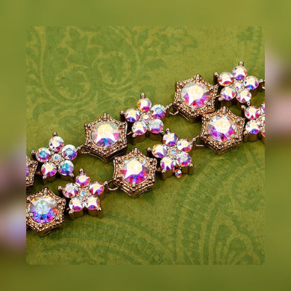 Gucci Personalized Fashion Flower Full Diamond Double Necklace XL13168A14