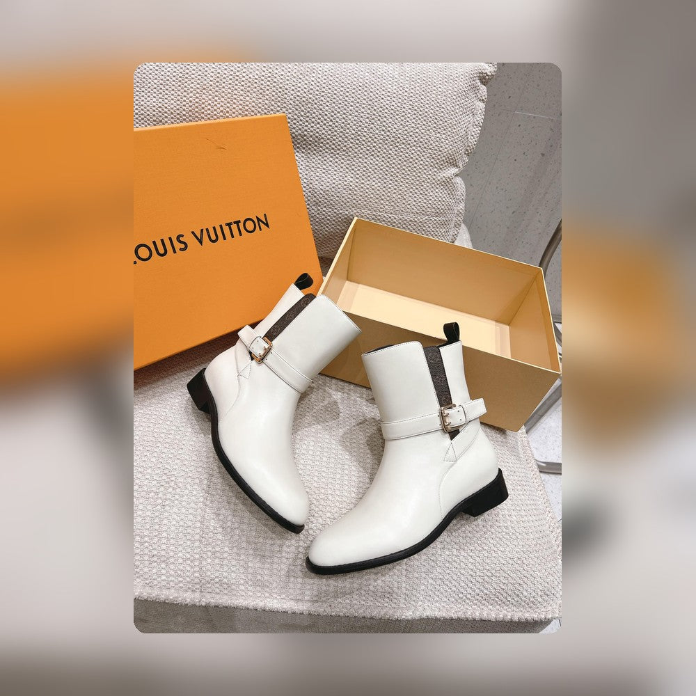 nmb BOOTSY ANKLE BOOT WHITE