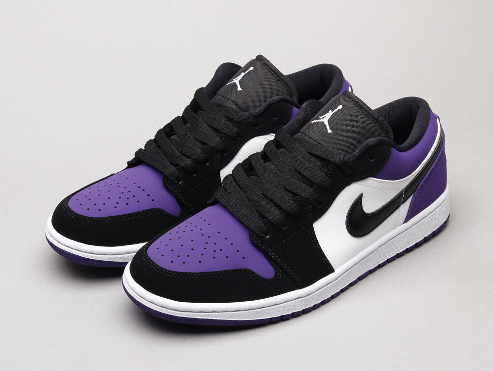 Anum Bags AJ1 black and purple toes
