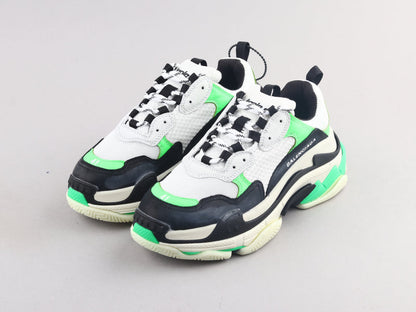 Anum Bags Bla Triple S Black Green Sneaker