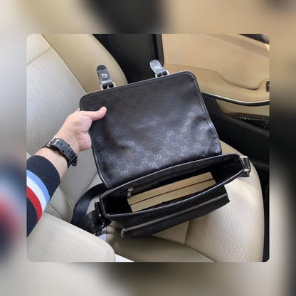 VBS3398-6 Men's bag shoulder bag black cross body bags black cowhide