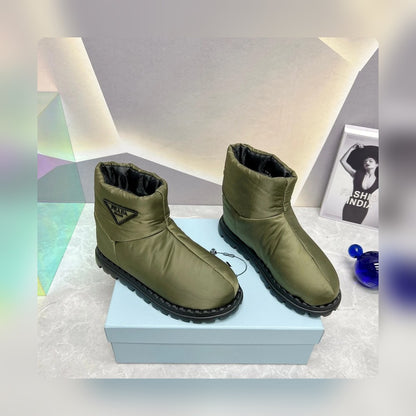 VBS NYLON FABRIC BOOTIES GREEN