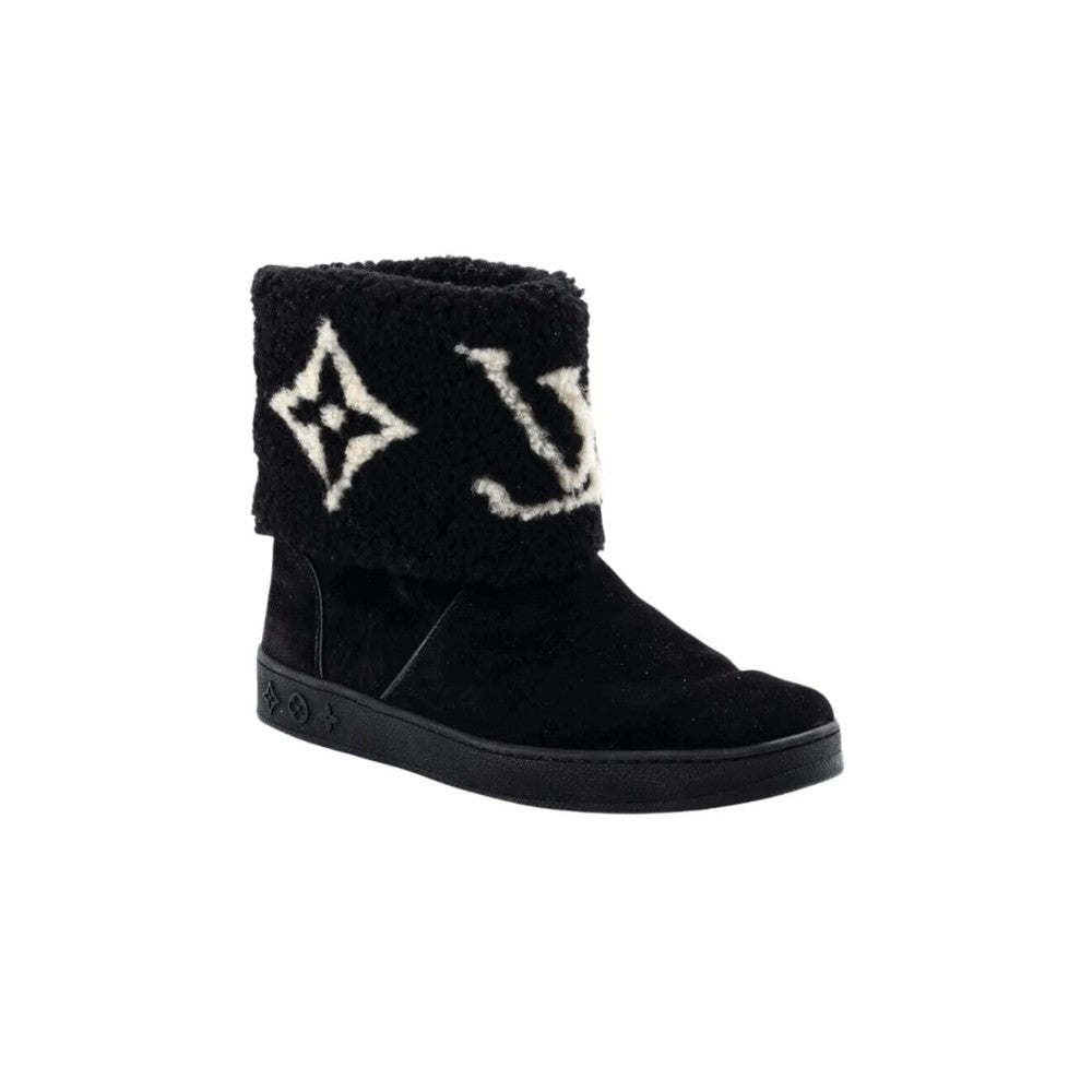 nmb SNOWDROP FLAT ANKLE BOOT BLACK 1AACHV