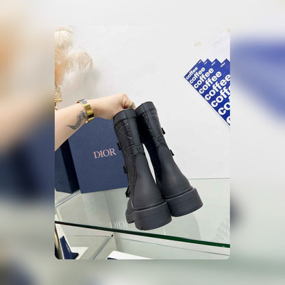 VBS DIO(R)EVOVBSTION ANKLE BOOTS RUBBER MACCROCANNAGE BLACK