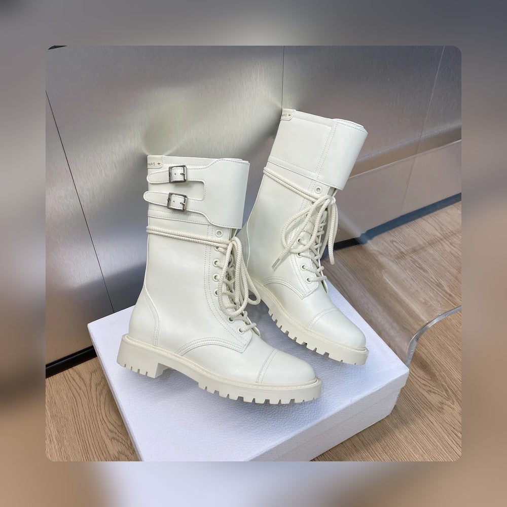 VBS D TRAP ANKLE BOOT WHITE