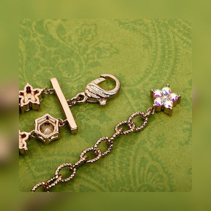 Gucci Personalized Fashion Flower Full Diamond Double Necklace XL13168A14