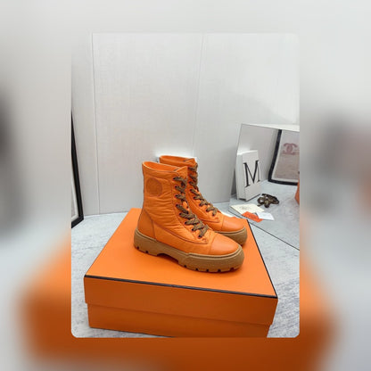 HM FRESH ANKLE BOOTS ORANGE